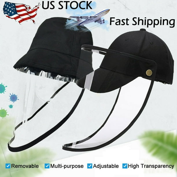 Baseball Cap Protective Hat Full Face Shield for Kids